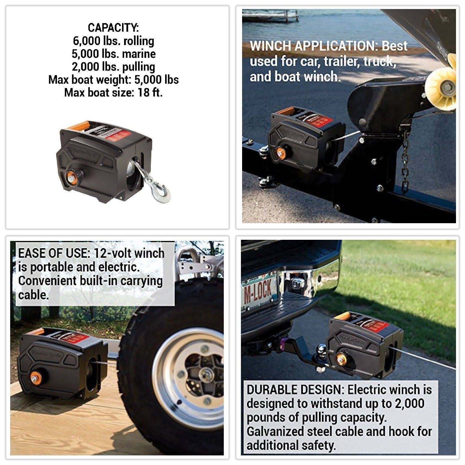 12-Volt DC Electric Winch R182501