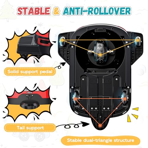 24V Ride On Electric Car with Brushless Motor, RED I86136
