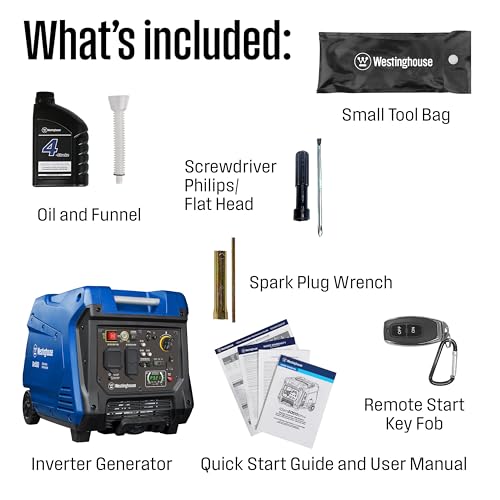 5000 Peak Watt Dual Fuel Portable Inverter Generator G97213
