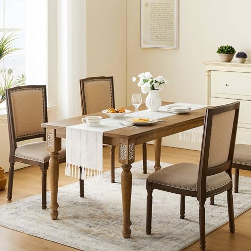 Charcoal 13x72 Inch Cotton Linen Table Runner X533424