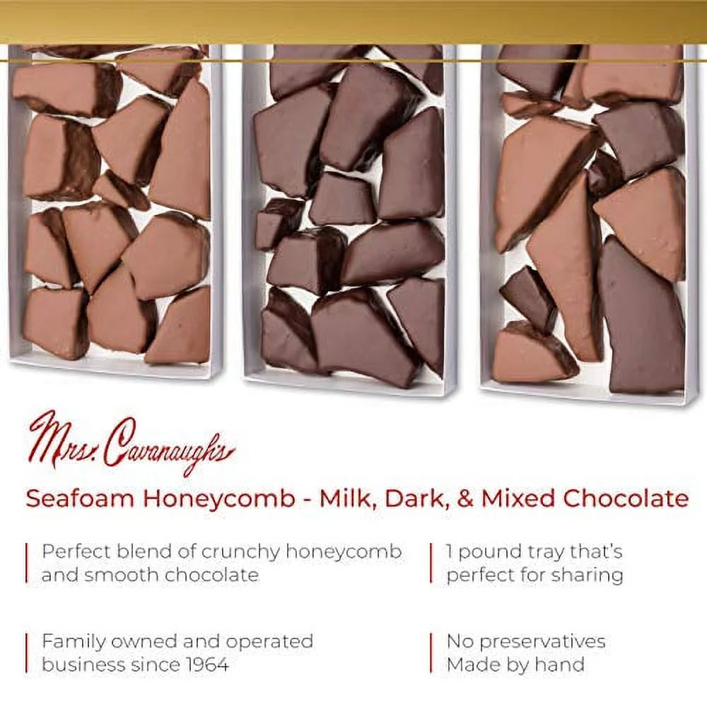 14 Oz Seafoam Honeycomb Dark Chocolate U4204