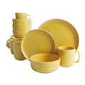 16 Piece Matte Stoneware Dinnerware Set U933149