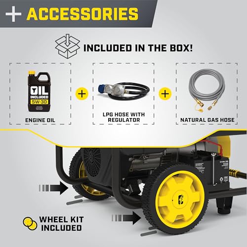 15,000-Watt Electric Start Tri Fuel Portable Generator S840