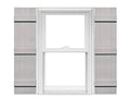 4 Board and Batten Joined Vinyl Shutters (1 Pair) - 14 x 80 N3719