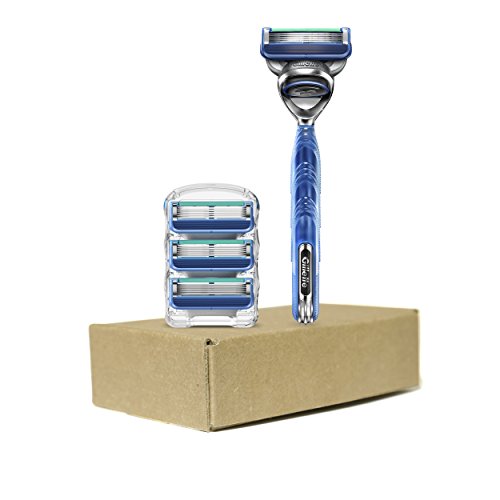 Men's Razor Handle with 4 Refills Q8555