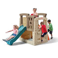 Woodland Climber Kids Playset with Slide and Climbing Wall O2361