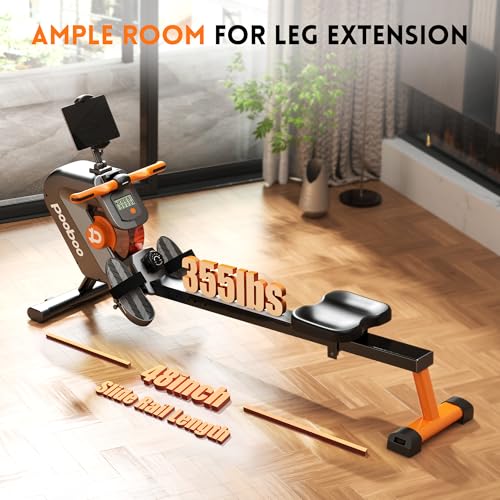 Magnetic Rower with LCD Monitor D139