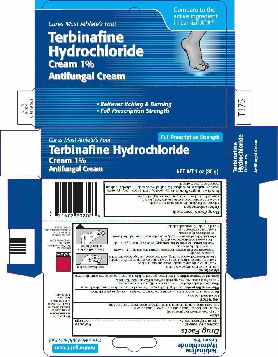 Terbinafine Hydrochloride Cream 1% 1 oz Pack of 3 K47047