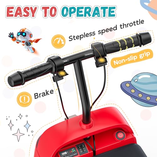 24V Ride On Electric Car with Brushless Motor, RED I86136
