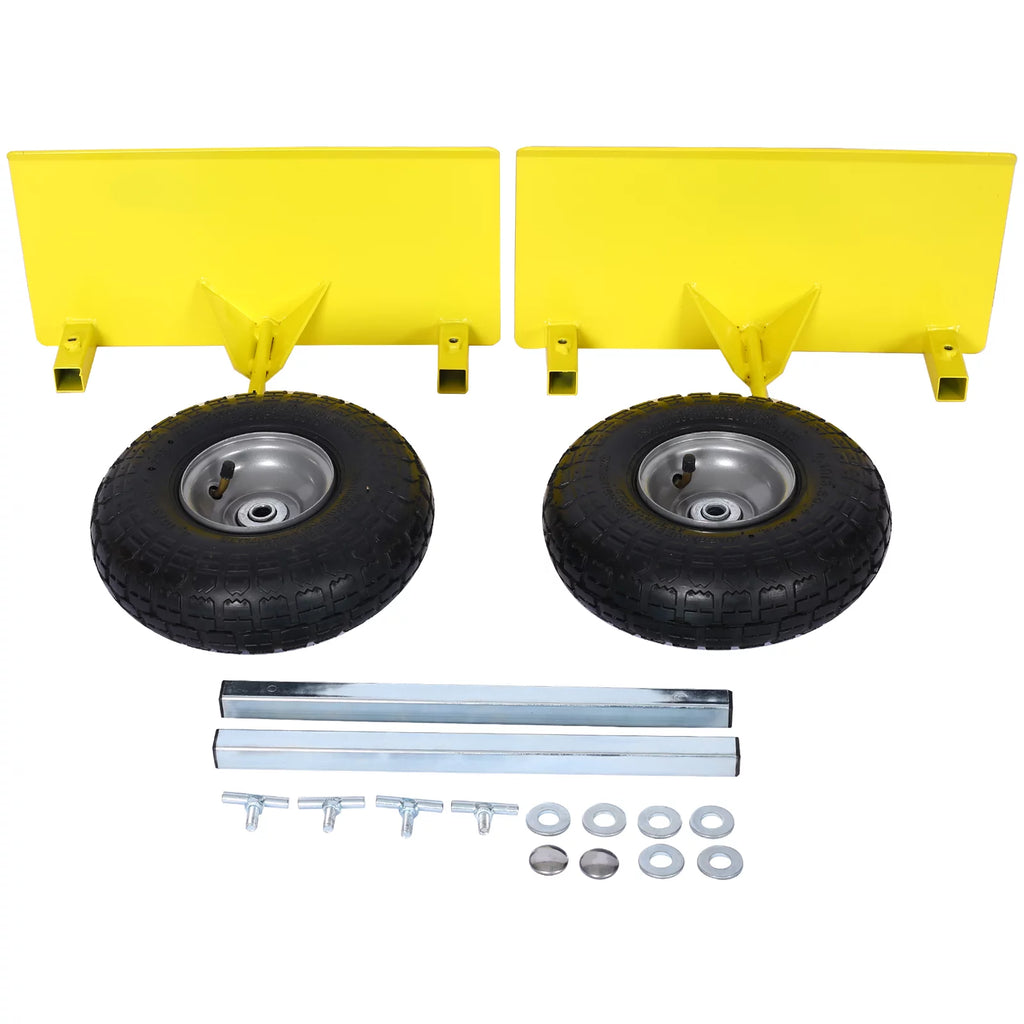 Yellow Heavy Duty Panel Dolly with 10" Pneumatic Wheels P9827