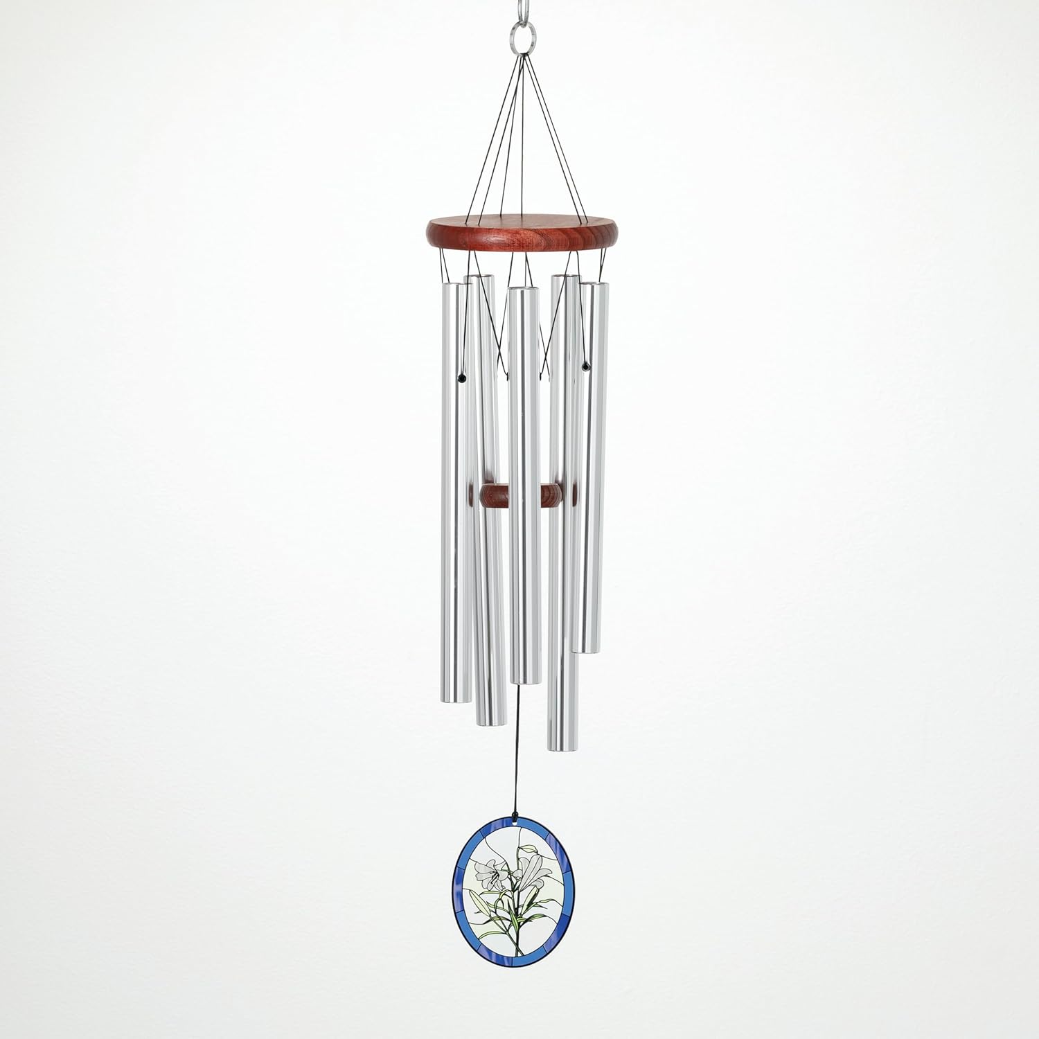 Silver Lily Wind Chimes E9947