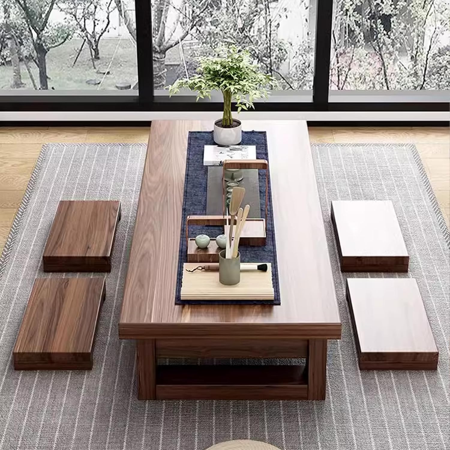 Solid Wood Low Table J11364