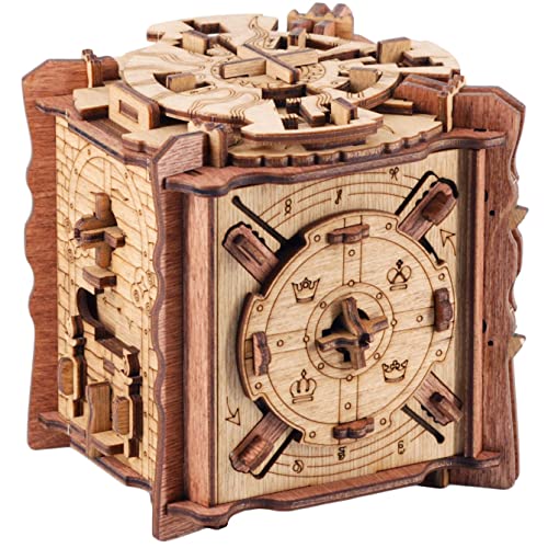 3D Wooden Puzzle Box L41065