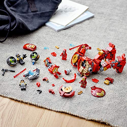 LEGO Marvel Avengers Iron Man Hulkbuster Versus A.I.M. Agent 76164, Brick-Build Avengers Playset with Minifigures (456 Pieces) K422