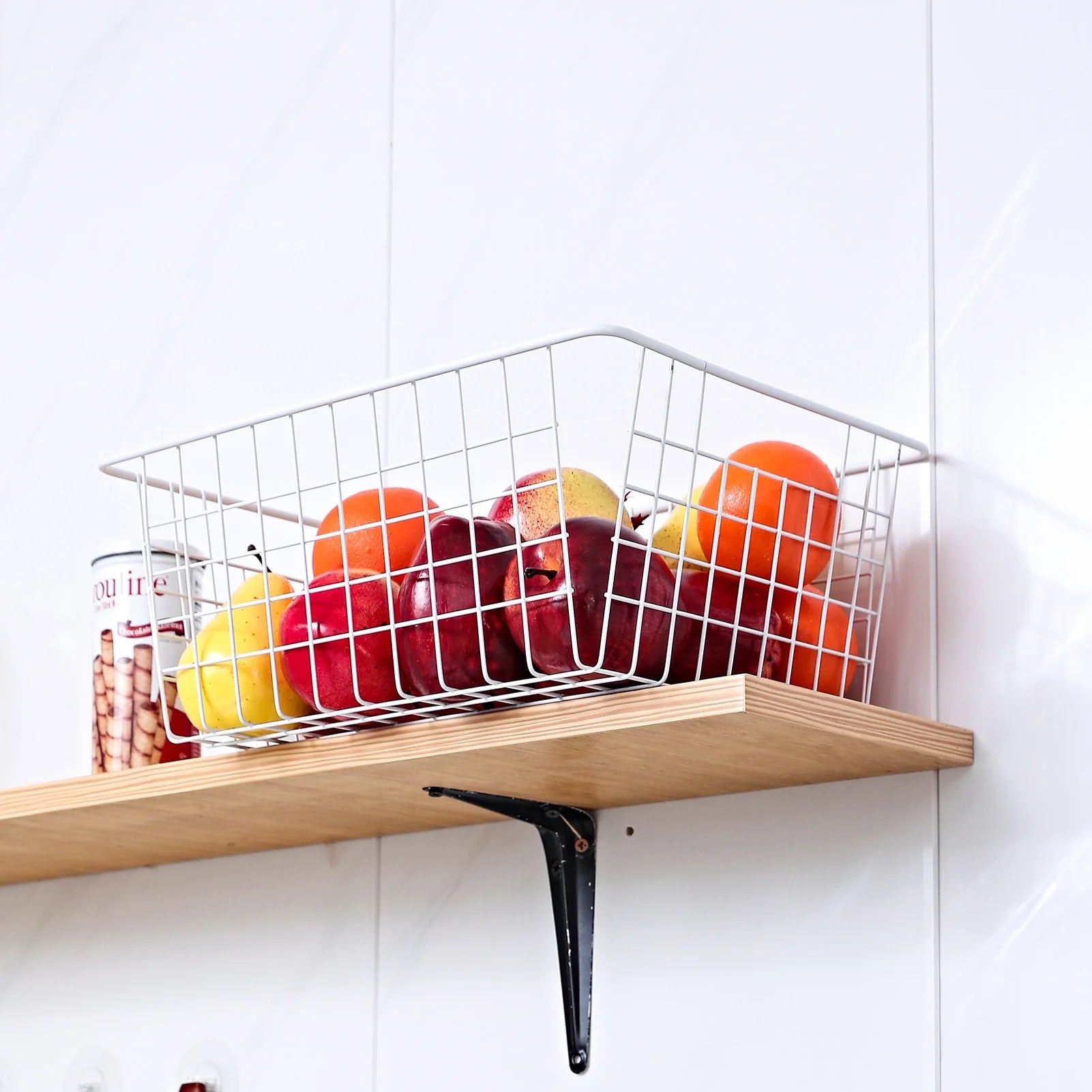 White Wire Storage Bins Set of 4 P5812