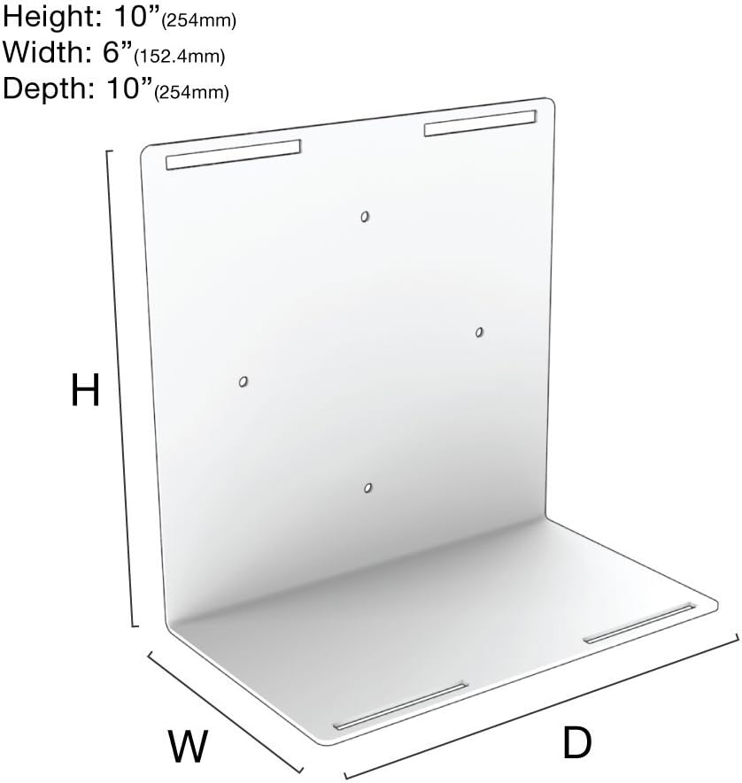Adjustable Computer Wall Mount Pack of 2 F770233