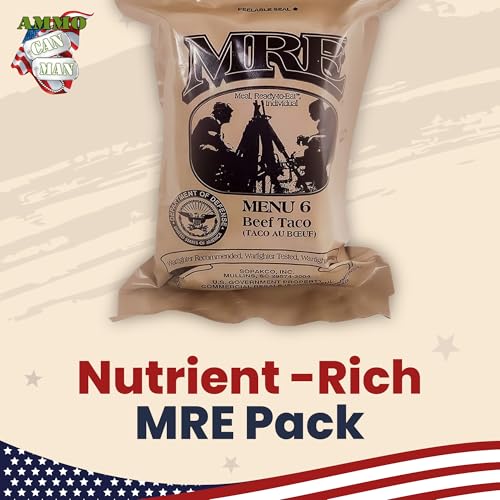 2018 US Military MRE Complete Meal (Chili Macaroni) W894