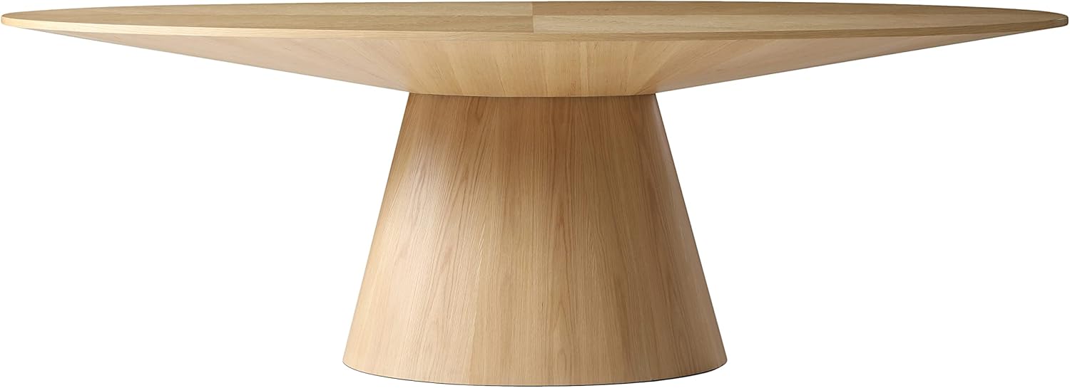 White Oak Wood Oval Dining Table A85311