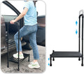 Metal Stepping Stool with Handle Handrail Adjustable 300lb V210