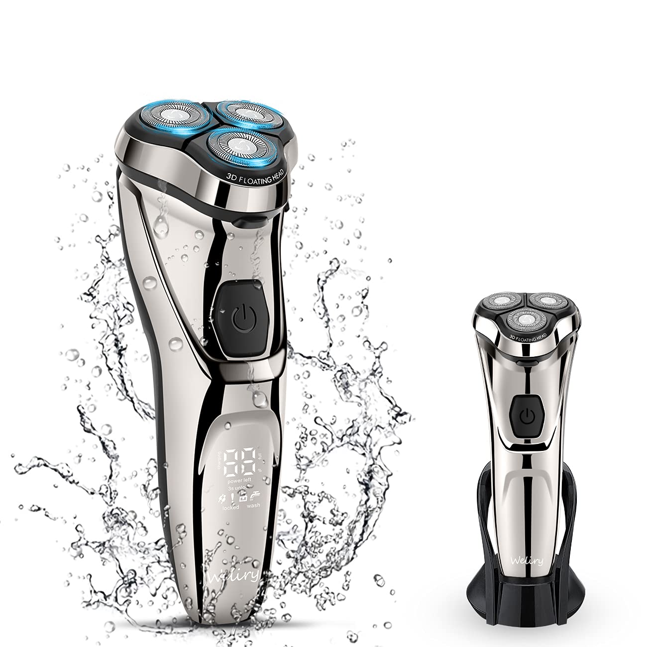 Electric Rotary Razor with Pop-up Trimmer Q652075
