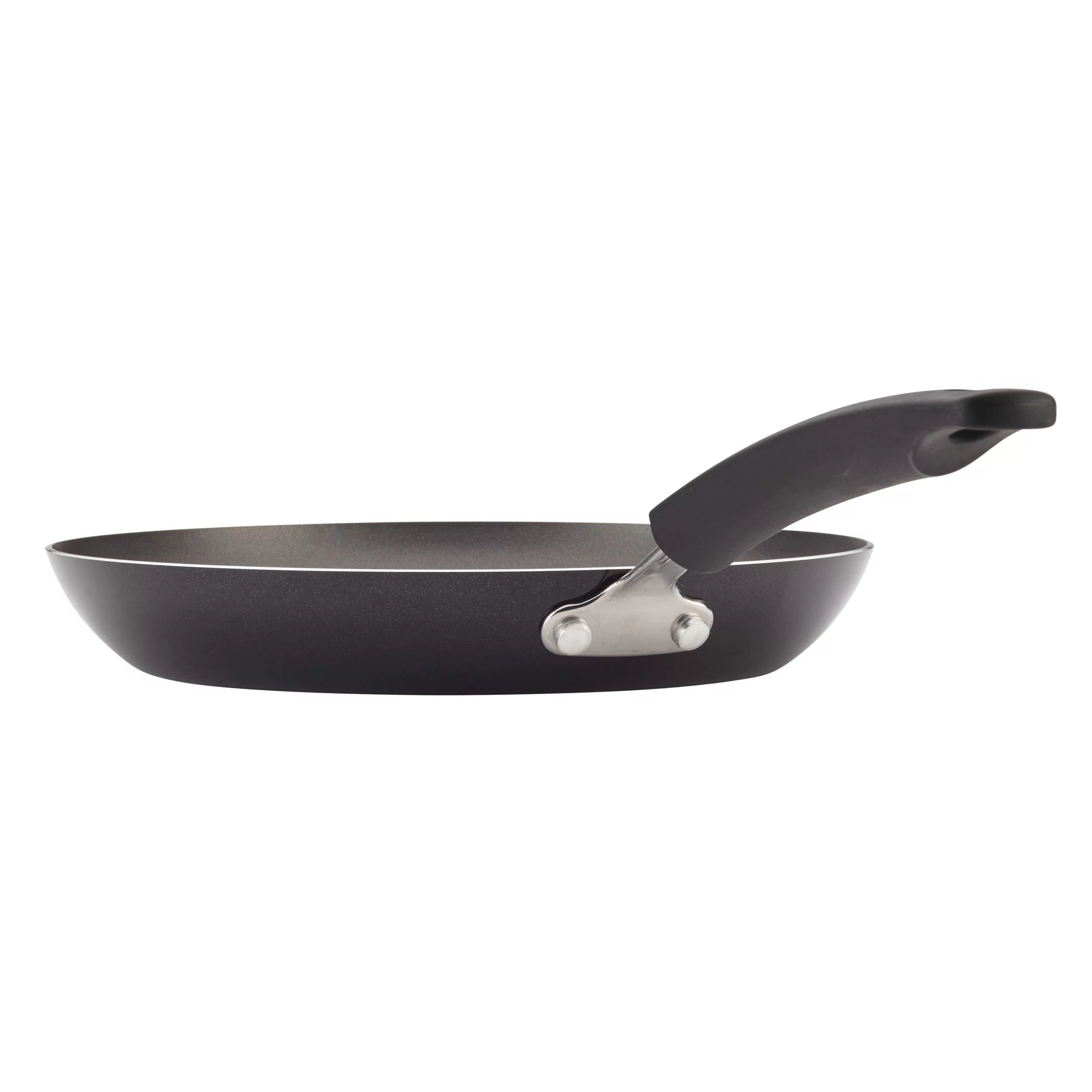 2-Piece Black Non-Stick Aluminum Frying Pan D3014