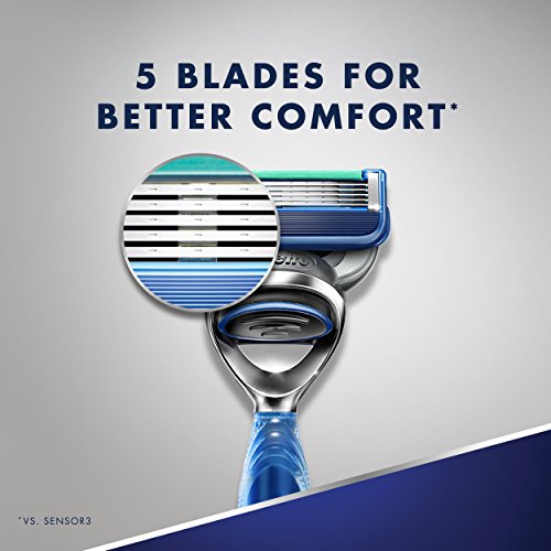Men's Razor Handle with 4 Refills Q8555