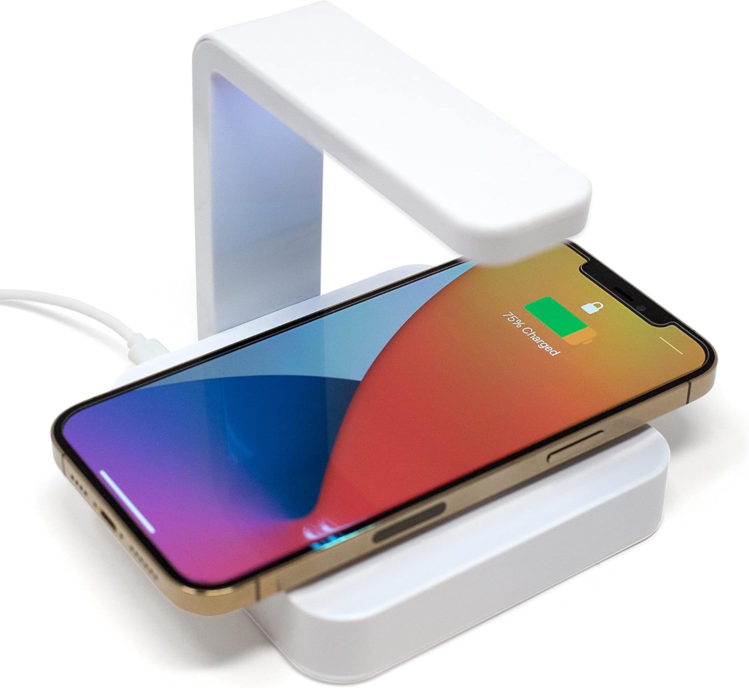White UV Phone Sanitizer and Charger X669
