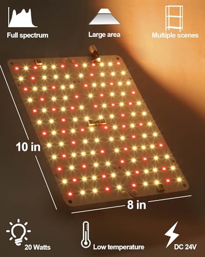 2Pcs 20W Full Spectrum LED Plant Grow Light H715