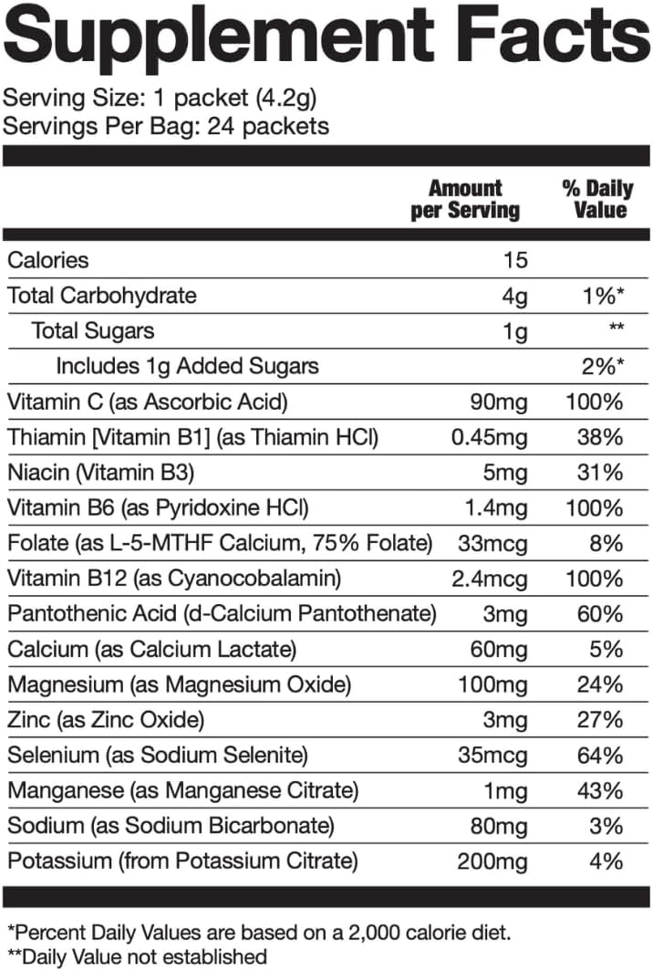 Berry Electrolyte Drink Powder Sachets, 24 Servings M10676