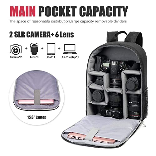 Waterproof Camera Backpack for DSLR D5185