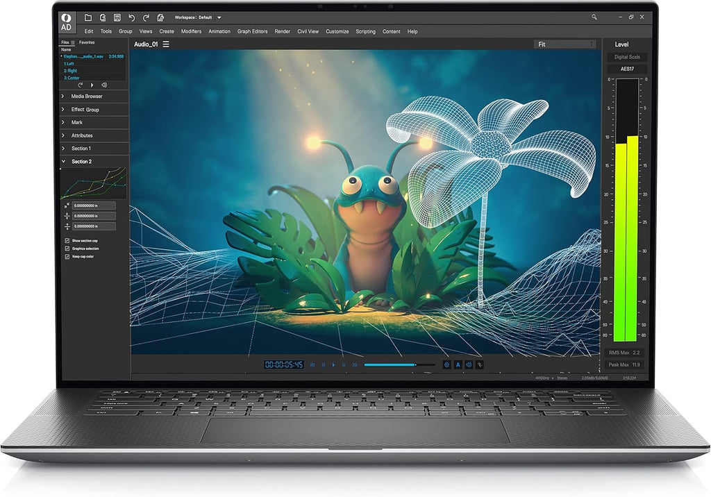15.6" FHD+ Workstation Laptop Core i7 256GB SSD 32GB RAM RTX A2000 Win 11 Pro O2694