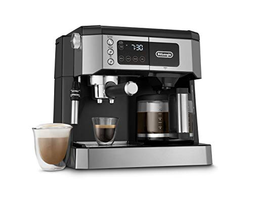 10-Cup Coffee Maker & Espresso Machine with Milk Frother O7055