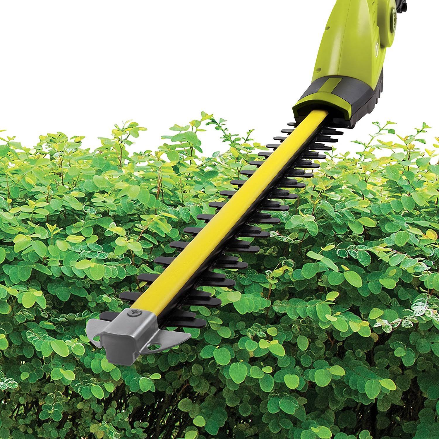 Cordless Lawn Care System with Hedge Trimmer Pole Saw and Leaf Blower V460589