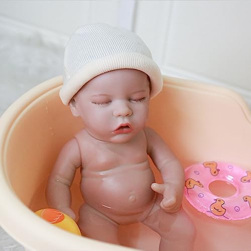 12 Inch Full Body Vinyl Realistic Sleeping Newborn Baby Doll Q69283