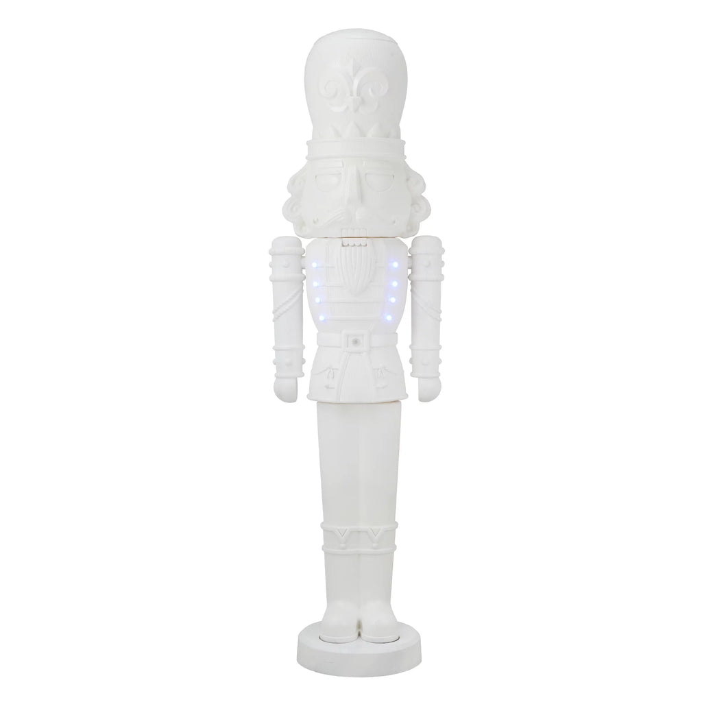 White 75" Nutcracker Christmas Decoration W628623