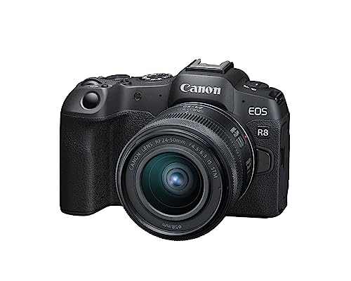Black Full-Frame Mirrorless Camera with Tripod & Stereo Microphone U47025