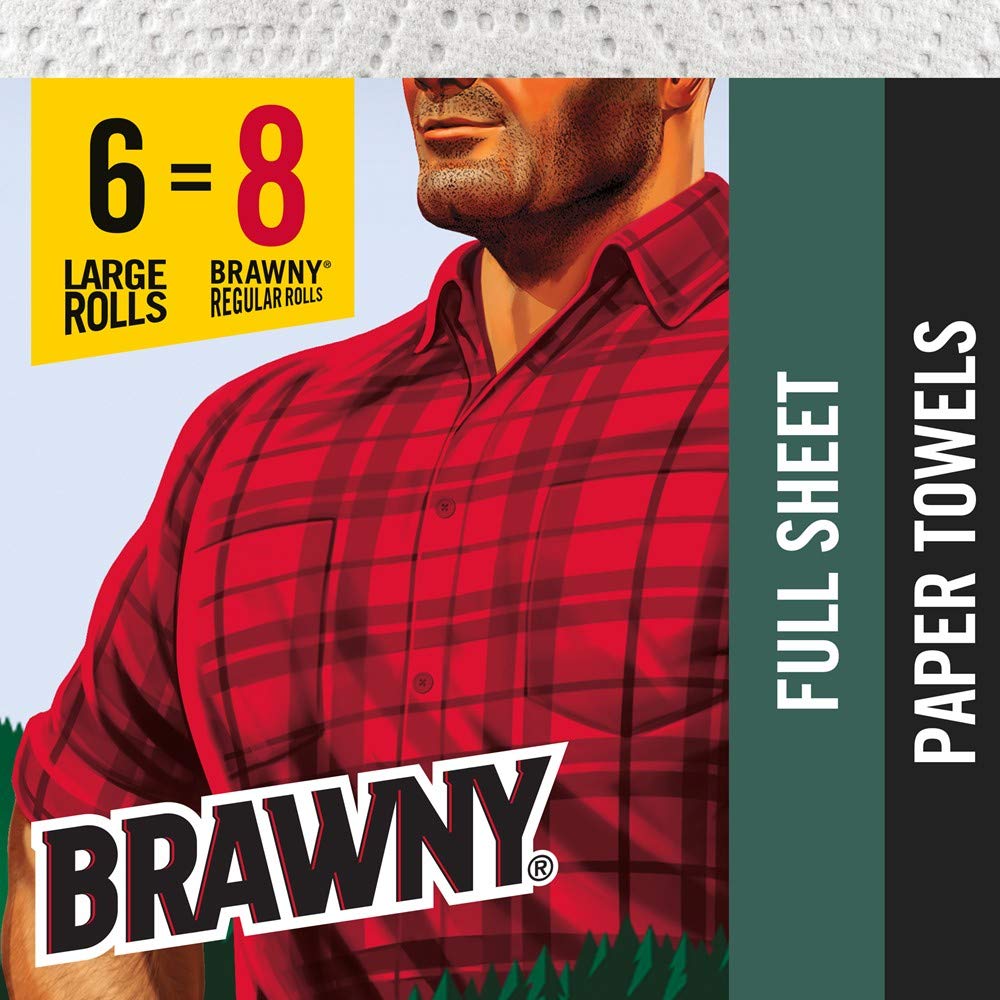 6 Large Rolls Full Sheet Paper Towels L93530