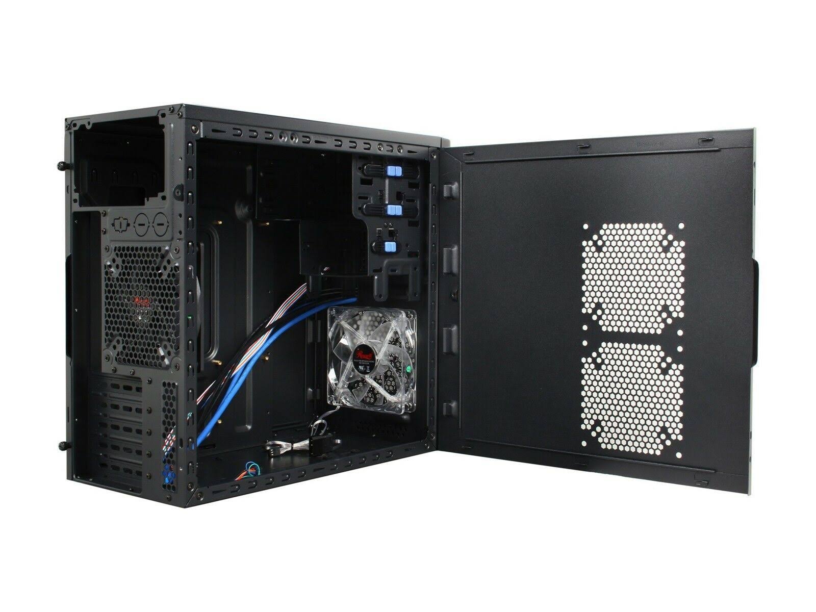 Micro-ATX Mini Tower Computer Case with Dual USB 3.0 Dual Fans D609527
