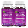 Calcium Magnesium Zinc Gummies with Magnesium Glycinate 200mg, Potassium, D3 & Sea Moss (2 Pack) K146967