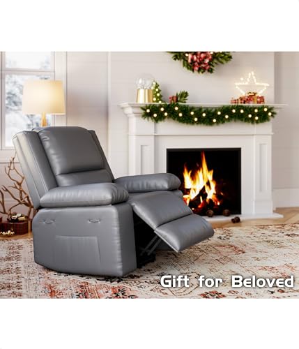 Power Lift Recliner Chair with Heat and Massage, Faux PU Electric Lift Recliner M280