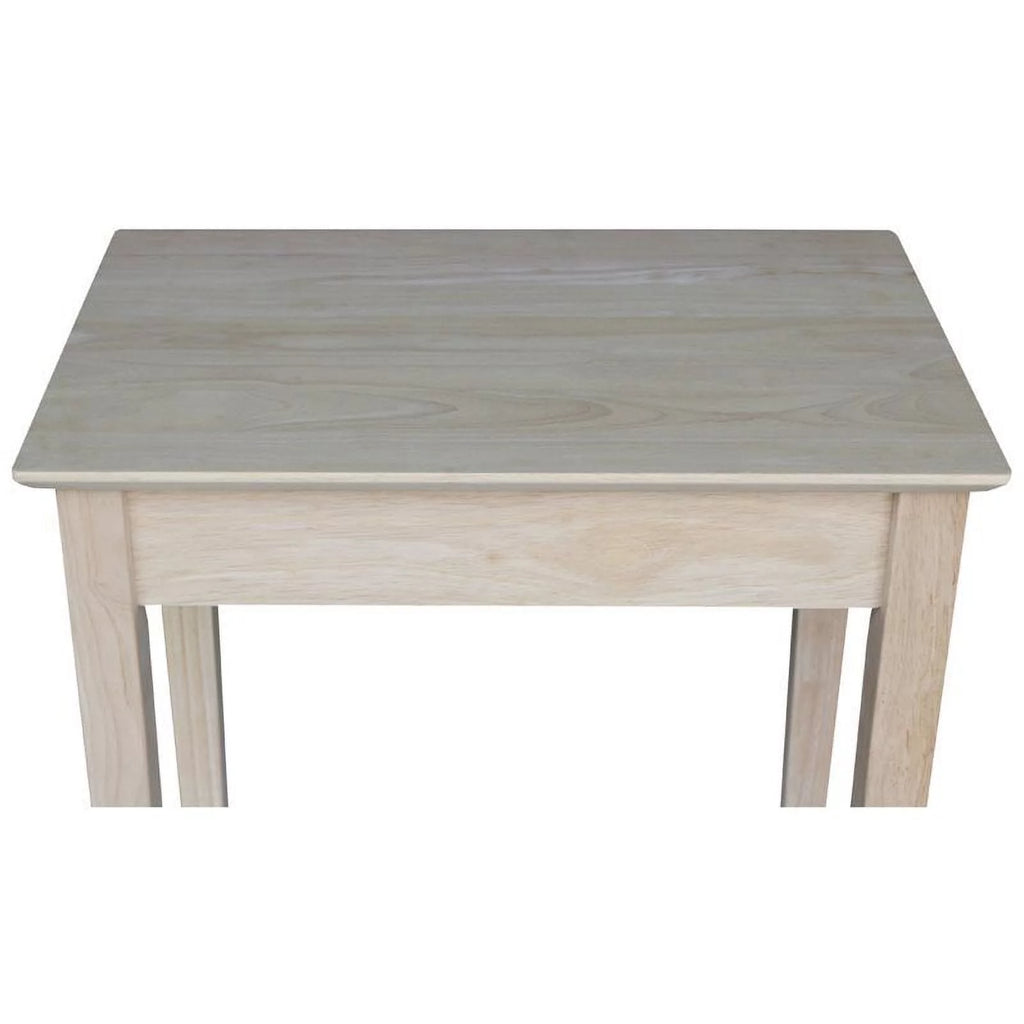 Natural Wood 1 Drawer End Table I456538