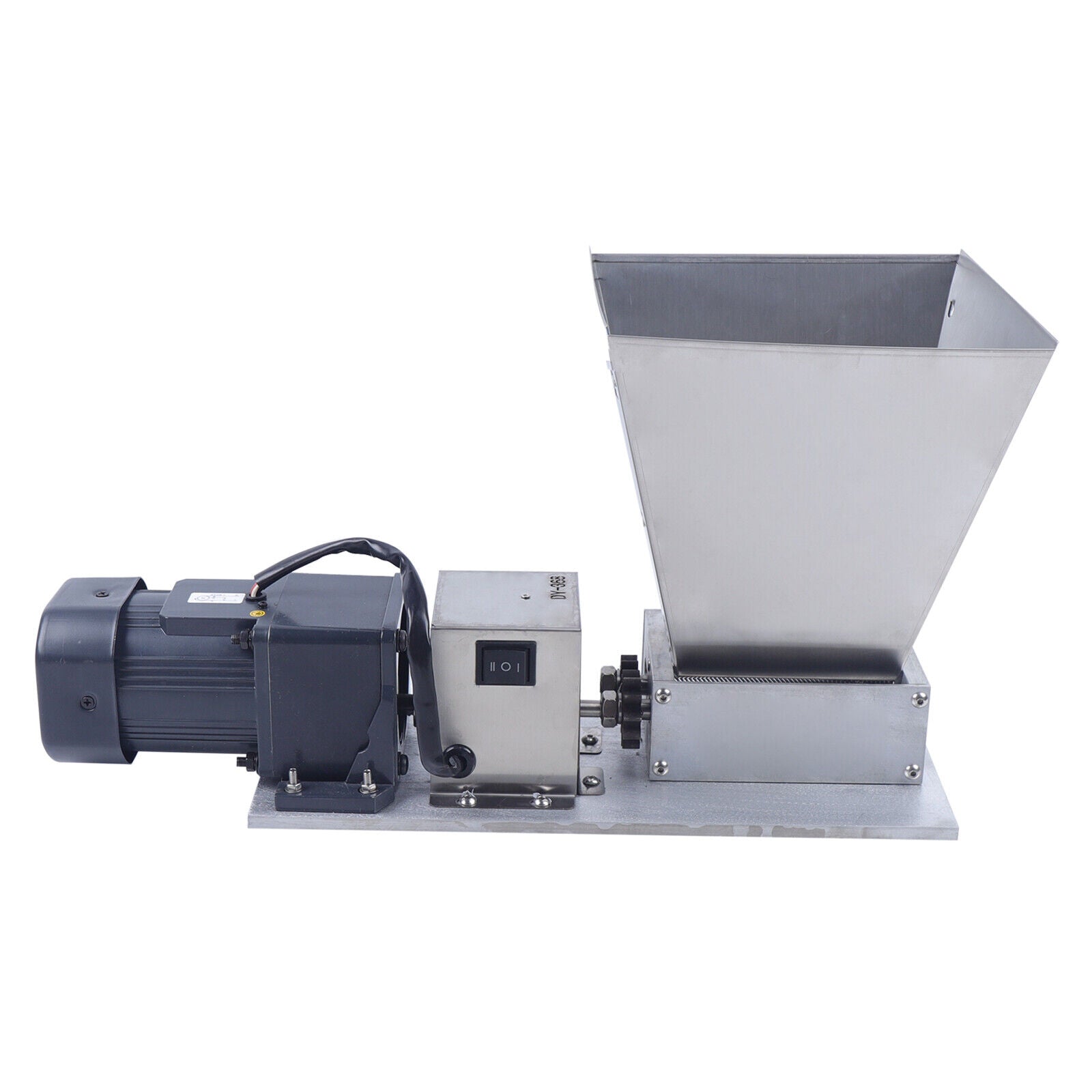 Electric Grain Mill 60W 110V 2 Roller Adjustable Roller M486295