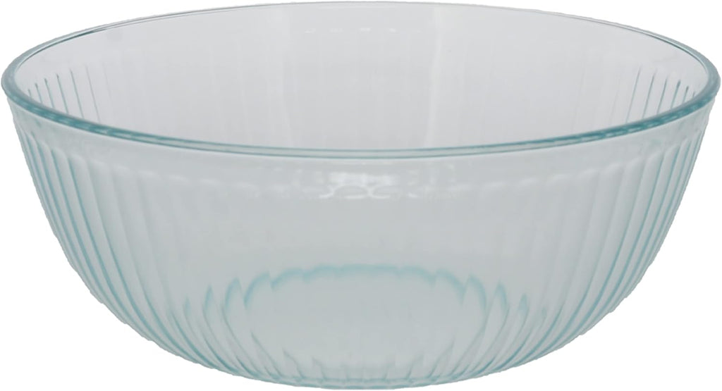 4.5qt Glass Mixing Bowl with Blue Lid G74079