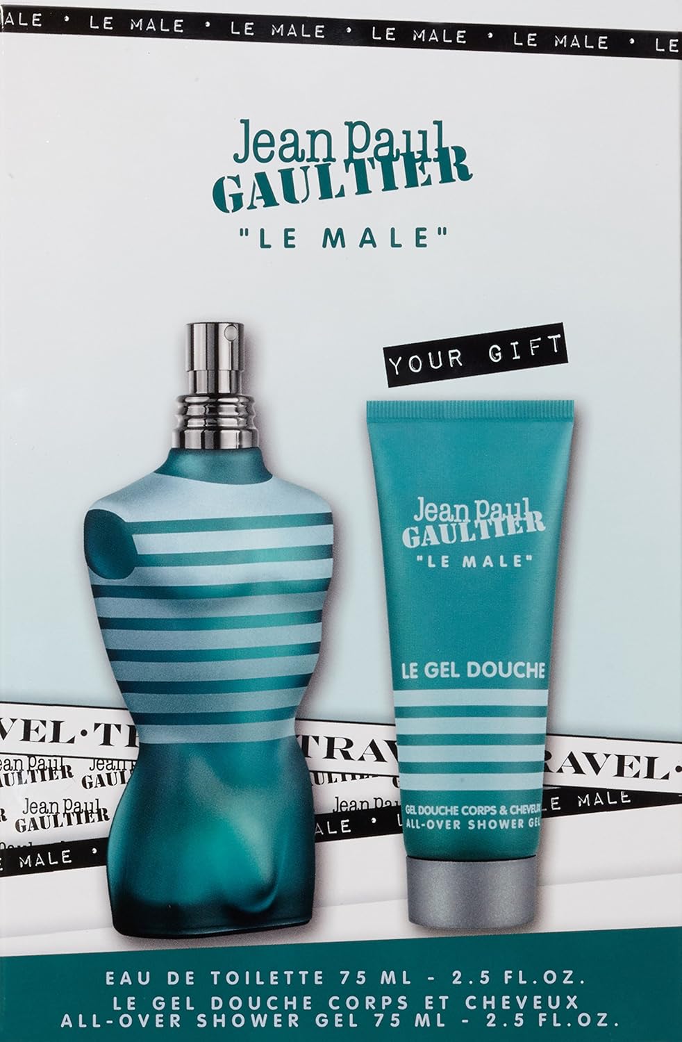 2 Piece Set: 2.5 oz Eau de Toilette Spray + 2.5 oz Shower Gel M310309