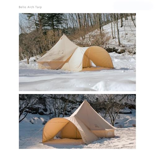 Canvas Bell Tent with Stove Jack, 4 Season, 10/13ft M4257