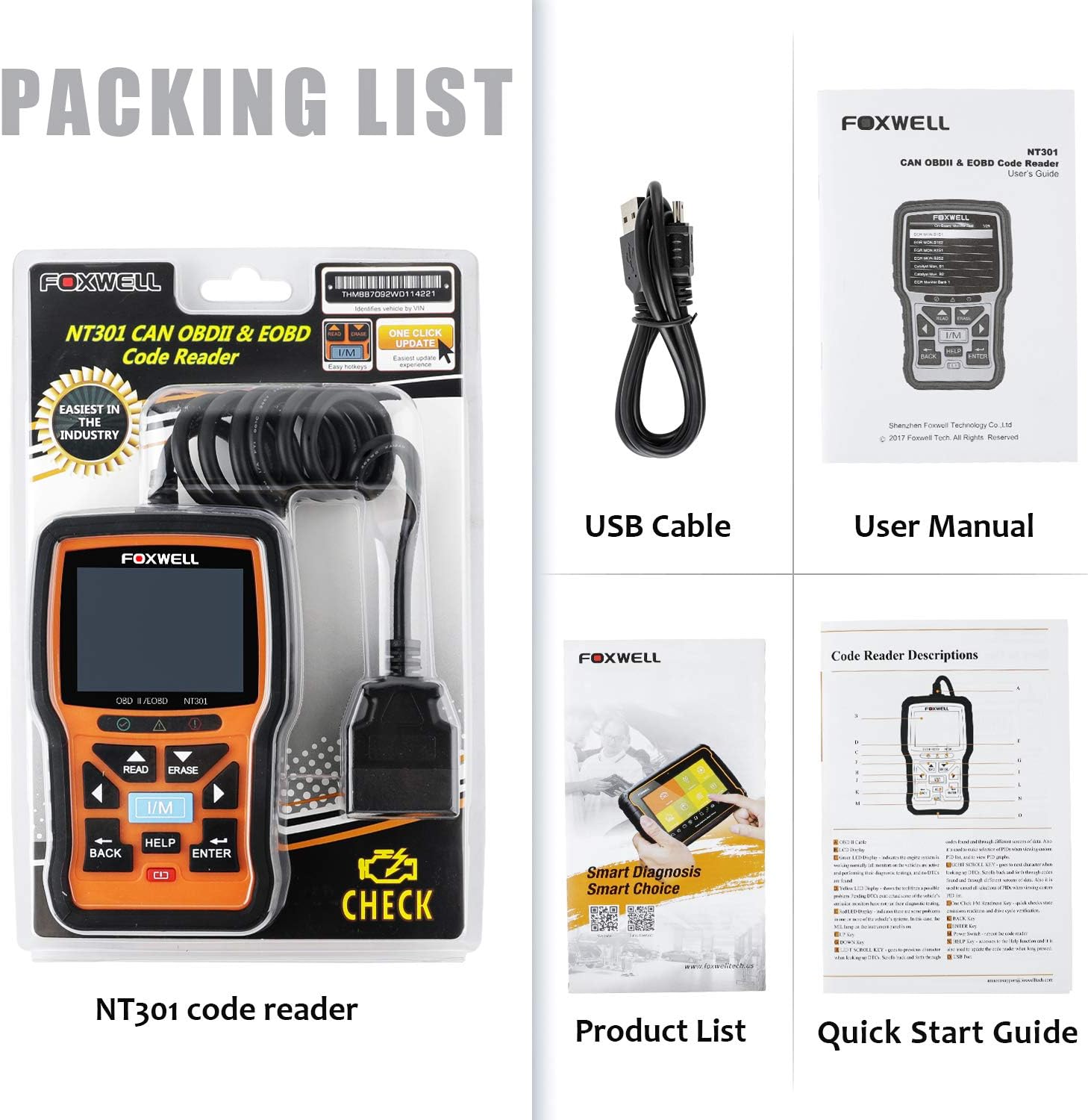 OBD2 Scanner Diagnostic Code Reader Tool R377105