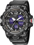 Digital Waterproof Sports Watch with Date, LED Alarm, Stopwatch J557