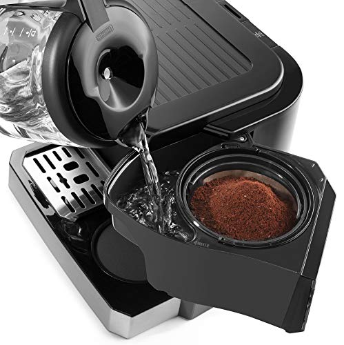 10-Cup Coffee Maker & Espresso Machine with Milk Frother O7055
