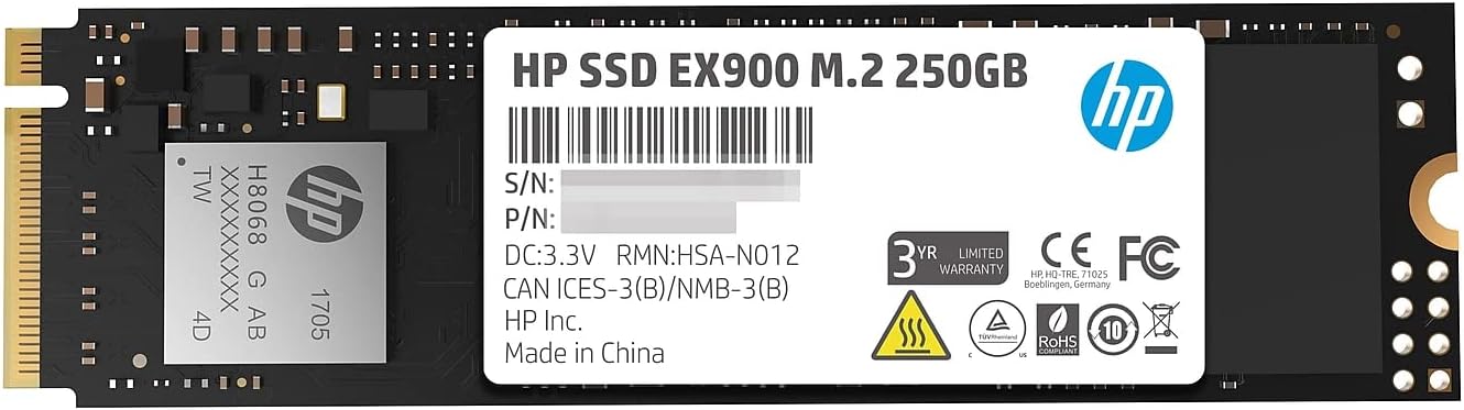 500GB PCIe 3.0 X4 Nvme Internal Solid State Drive Pack of 2 B9425
