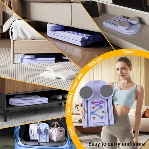 Purple Pilates Reformer Board 6in1 Abdominal Core Trainer N5274